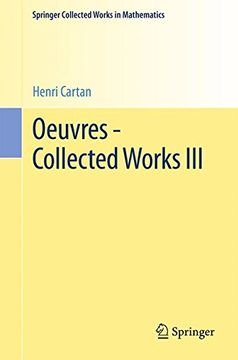 portada 3: Oeuvres - Collected Works III (Springer Collected Works in Mathematics)