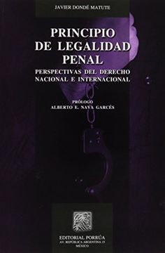 portada principio de legalidad penal. perspectivas del derecho nacional e internacional / 2 ed.