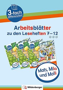 portada Mats, Mila und Molly Arbeitsblatter Lesehefte 7-12 (in German)