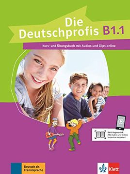 portada Deutschprofis in Teilbanden: Kur- und Ubungsbuch B1. 1 + Audios und Clips on (in German)
