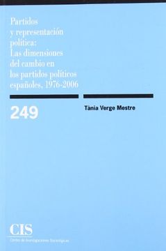 portada Partidos y Representaciòn Política (Monografías)