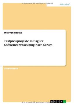 portada Festpreisprojekte mit agiler Softwareentwicklung nach Scrum