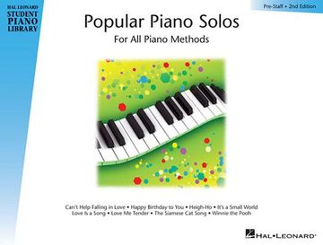 portada Popular Piano Solos - Prestaff Level: Hal Leonard Student Piano Library Book Only (en Inglés)
