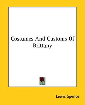 portada costumes and customs of brittany (in English)