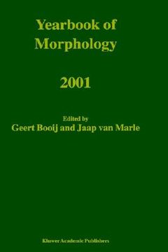 portada yearbook of morphology 2001