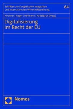 portada Digitalisierung im Recht der eu (en Alemán)