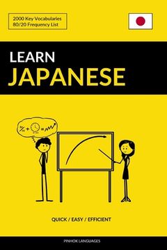 portada Learn Japanese - Quick / Easy / Efficient: 2000 Key Vocabularies (en Inglés)