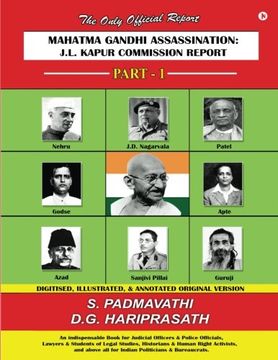 portada Mahatma Gandhi Assassination : J.L. Kapur Commission Report - Part - 1