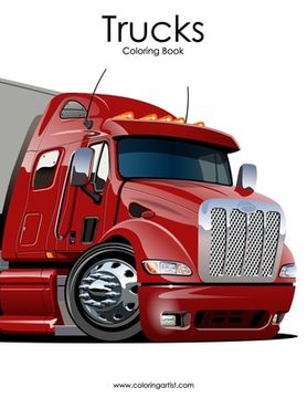 portada Trucks Coloring Book 1 (en Inglés)