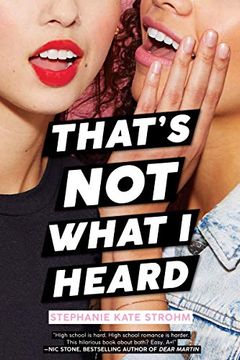 portada That's not What i Heard (in English)