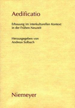 portada aedificatio: erbauung im interkulturellen kontext in der fruhen neuzeit (in English)