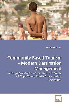 portada community based tourism - modern destination management (en Inglés)