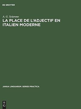 portada La Place de L'adjectif en Italien Moderne (en Francés)
