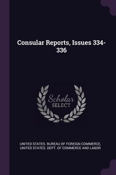 portada Consular Reports, Issues 334-336