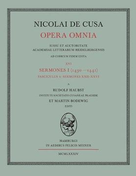 portada Opera omnia. Volumen XVI/4. Sermones I, Fasciculus 4