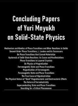 portada Concluding Papers of Yuri Mnyukh on Solid-State Physics (en Inglés)