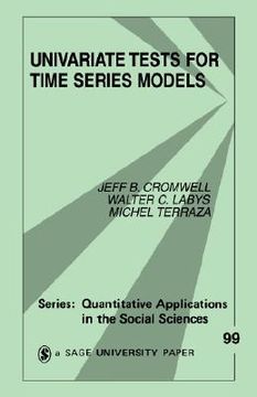 portada univariate tests for time series models (en Inglés)