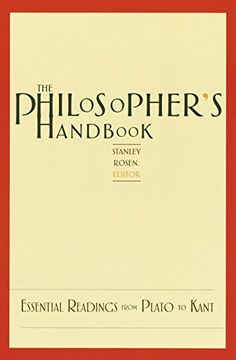 portada The Philosopher's Handbook: Essential Readings From Plato to Kant (en Inglés)