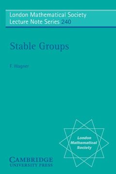 portada Stable Groups Paperback (London Mathematical Society Lecture Note Series) (en Inglés)