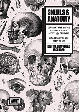 portada Skulls & Anatomy: Copyright Free Vintage Illustrations for Artists and Designers: Copyright Free Vintage Illustrations for Artists & Designers (en Inglés)