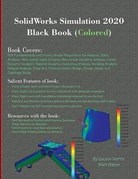 portada Solidworks Simulation 2020 Black Book (Colored) (en Inglés)