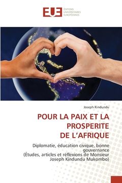 portada Pour La Paix Et La Prosperite de l'Afrique (en Francés)