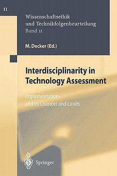 portada interdisciplinarity in technology assessment: implementation and its chances and limits