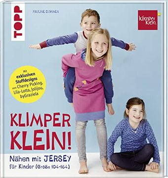 portada Nähen mit Jersey - Klimperklein: Nähideen für Kinder (Größe 104-164) (en Alemán)