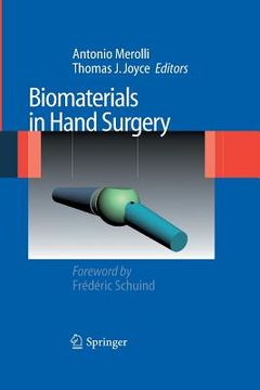 portada Biomaterials in Hand Surgery (en Inglés)