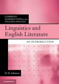 portada Linguistics and English Literature: An Introduction (Cambridge Introductions to the English Language) (en Inglés)