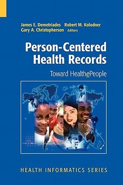 portada person-centered health records: toward healthepeople (en Inglés)