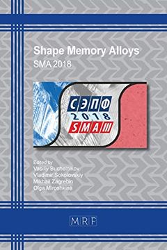 portada Shape Memory Alloys: Sma 2018 (9) (Materials Research Proceedings) (en Inglés)