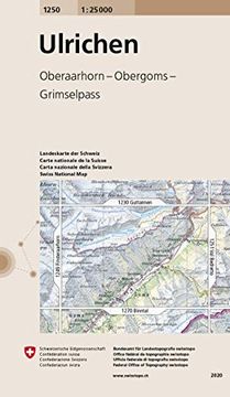 portada Ulrichen 2014 Oberaarhorn Obergoms Grimselpass Landeskarte der Schweiz s