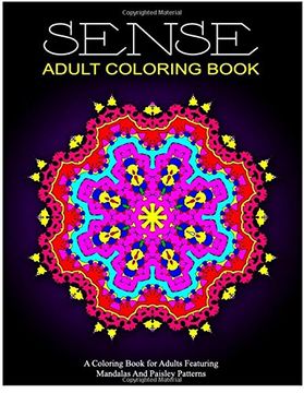 portada SENSE ADULT COLORING BOOK - Vol.6: relaxation coloring books for adults: Volume 16