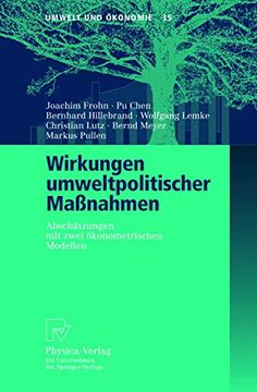 portada Wirkungen Umweltpolitischer Maßnahmen: Abschätzungen mit Zwei Ökonometrischen Modellen (in German)