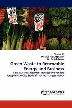 portada green waste to renewable energy and business (en Inglés)