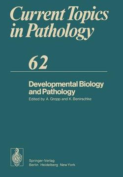 portada developmental biology and pathology (en Inglés)