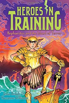 portada Hephaestus and the Island of Terror (Heroes in Training) (in English)