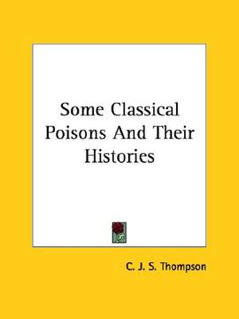 portada some classical poisons and their histories