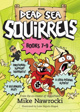 portada The Dead Sea Squirrels 3-Pack Books 7-9: Merle of Nazareth / A Dusty Donkey Detour / Jingle Squirrels (in English)
