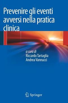portada Prevenire Gli Eventi Avversi Nella Pratica Clinica (en Italiano)