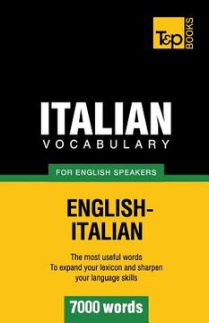 portada Italian vocabulary for English speakers - 7000 words (en Inglés)
