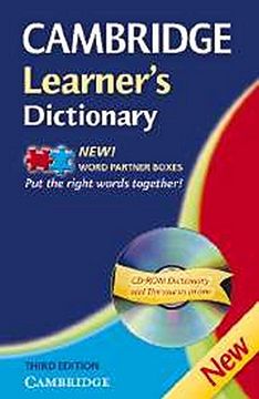 portada Cambridge Learner s Dictionary (3Rd ed) Incluye Cd-Rom 