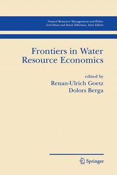 portada Frontiers in Water Resource Economics (en Inglés)