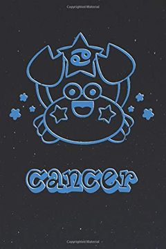 portada My Cute Zodiac Sign Cancer Not: Kids Astrology Drawing pad - 120 Pages, Blanc dot Grid, 6" x 9" - Horoscope Notepad, Diary 