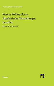 portada Akademische Abhandlungen. Lucullus (in German)