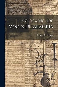 portada Glosario de Voces de Armería (in Spanish)