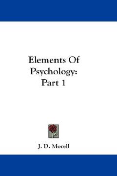 portada elements of psychology: part 1 (en Inglés)