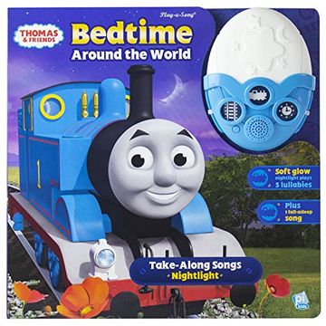portada Thomas & Friends - Bedtime Around the World Take-Along Songs Nightlight - Play-A-Sound - pi Kids (en Inglés)