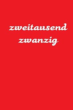 portada Zweitausend Zwanzig: Manager Timer 2020 a5 rot (in German)